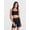 Black Soot, variant on Women's Seamless Open Back Low Impact Sports Bra, Sizes S-XXXL