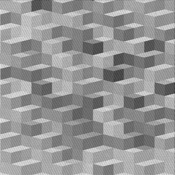 Ahgly Company Machine Washable Indoor Square Transitional Gray Cloud Gray Area Rugs, 4' Square