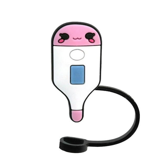 Cartoon New Straw Cap Stopper Cute Cafe Bar Fun Party Decoration Straw For Multiple Sizes