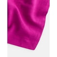 thumbnail image 2 of Scenario Women's Solid Knit Kite Scarf, Berry Bright, 2 of 4