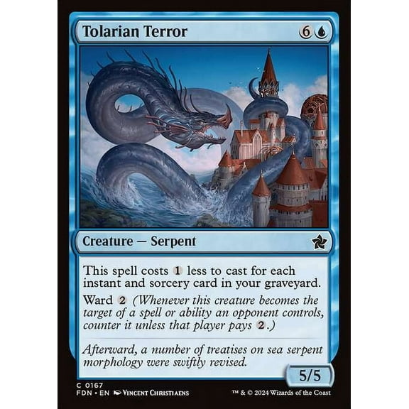 MtG Foundations Common Tolarian Terror #167