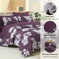 thumbnail image 3 of Davulos King Size Comforter Sets Bed in Bag,7 Pieces Floral Comforter Bedding Set for All Season, 3 of 7