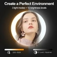 thumbnail image 3 of EMART 10" Ring Light with 55" Extendable Tripod Stands and Phone Holder for Selfie Camera Photography, Make-up, Video, Vlogging, Live Streaming, 3 of 6