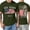 Army Green #12, variant on 250 Years Of Freedom Shirts for Men Crew Neck American Flag Causal Tops Short Sleeve Usa Star Stripes American Birthday Tshirts Freedom Comfy Clothes Blue XL