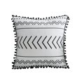 thumbnail image 1 of CNKOO Simple Geometric Fringe Decorative Cushion Rectangle Tassel Soft Pillow Cover, 1 of 12