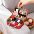 thumbnail image 3 of Portable Hand Sewing Kit for Adults & Beginners - Sewing Supplies Set with Storage Case for Home Mending, Travel Emergencies, and Basic DIY Clothing Repairs, 3 of 5