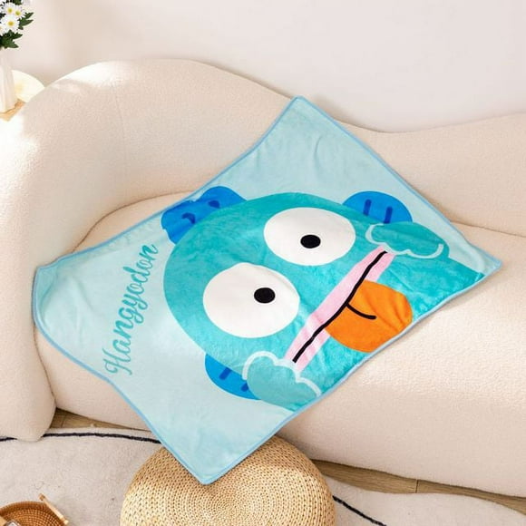 2023 New Sanrioed Blanket Kawaii My Melody Kuromi Cinnamoroll Blanket Cartoon Hangyodon Quilt Woman Office Nap Blanket Bedding
