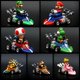 thumbnail image 2 of Figura de acción de Super Mario Pullback Car Anime Figura linda Luigi Bowser Princesa Peach Toad Yoshi Juguetes para niños Adornos Regalos, 2 of 5