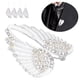 thumbnail image 5 of Juego de Broches Con Alas de Ángel, Únicos y de Moda, Hechos A Mano, Ideales para Fiestas y Uso informal, Juego de 4, 5 of 7