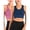 Blue+Pink, variant on FANNYC 1/2 Pcs High Impact Sports Bra For Women Mesh Openwork Bra Athletic Workout Tank Tops Longline Yoga Tops Stretch Padded Racerback Sports Bras For Running Active Gym Fitness