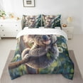 thumbnail image 2 of YST Kawaii Koala Comforter Set, 7-Piece, Wild Animal Theme, Kids Room Decor, Queen, 2 of 4