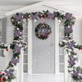 thumbnail image 6 of chaungfeng Simulation Butterflies Decoration, Glitter Flannel Christmas Butterflies Flowers Fake Sequin Clip for Home Outdoors Garden Porch Window Vase Wedding Decor, 10.6"x7.9" (Purple), 6 of 6