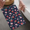 thumbnail image 2 of Pioneer Flower Floral Print Pattern Bathroom Rugs Mat, Non Slip Microfiber Bathroom Rug with Rubber Backing, Soft Mats for Bathroom Floor Tub Shower, 20"x32", 2 of 5