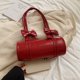 thumbnail image 3 of Bolso Hombro Lindo para Mujer Con Cierre Y Lazo Axila Femenino (L) Rojo, 3 of 5