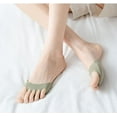 thumbnail image 6 of Toe socks women socks for heels Toe socks pads with non-slip Half socks for Oxfords,Flat,Pumps High Heels, 6 of 6
