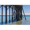 thumbnail image 2 of Peterson, Lee 14x11 White Modern Wood Framed Museum Art Print Titled - San Simeon Pier III, 2 of 4