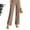 Khaki, variant on Women's Suit Pants Plain Straight Leg Beige XS (2)