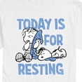 thumbnail image 3 of Peanuts - Today Is For Resting - Men's Short Sleeve Graphic T-Shirt, 3 of 6