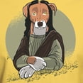 thumbnail image 3 of CafePress - Mona Lisa Dog T Shirt - Men's Classic Graphic T-Shirt, 3 of 4