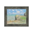 thumbnail image 2 of Cliff Walk by Claude Monet Framed Wall Art Print, Seaside Artwork in Impressionist Art Style, 11x14, 2413, 2 of 6