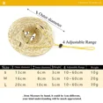thumbnail image 5 of Sombrero mexicano con hebilla ajustable para perro y gato, sombrero de paja fresco, sombrero para mascota, sombreros de paja multicolores para mascotas, para cachorros, perros pequeños, medianos y gra, 5 of 5
