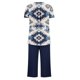 thumbnail image 4 of Sexy Pijama Conjunto para las Mujeres, Cuello Redondo Blusa de Manga Corta Y Pantalones, Traje de Moda Casual, 4 of 9