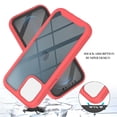 thumbnail image 2 of paquete para iPhone 14 Pro Max 6.7 '' Estuche con protector de pantalla antirrayas incorporado, cubierta de teléfono resistente de 360 grados, parte posterior transparente, película PET frontal cielo, 2 of 5