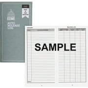 DOME PUBLISHING Dome Auto Mileage Log 32 Sheet(s) - 3 1/4" x 6 1/4" Sheet Size - Gray - White Sheet(s) - Gray Print Color - Recycled - 1 Each