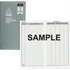 Dome Auto Mileage Log 32 Sheet(s) - 3 1/4" x 6 1/4" Sheet Size - Gray - White Sheet(s) - Gray Print Color - Recycled - 1 Each
