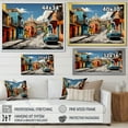 thumbnail image 4 of Designart "Blue Orange Mexico City" Cityscapes Wall Art Living Room, 4 of 5