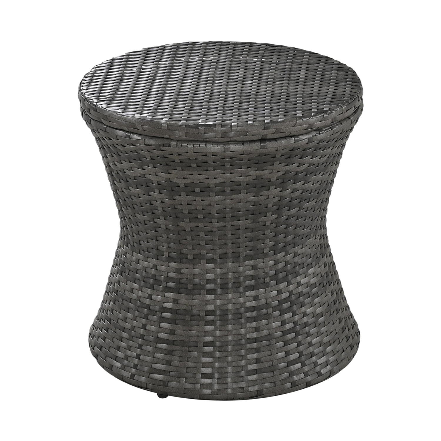 Aimee Lii All Weathe Brown 5 Piece Outdoor Patio Wicker Furniture Set, Rattan Chair and Footstool Conversation Set with Coffee Table, Gray Aimee Lii All Weathe Brown 5 Piece Outdoor Patio Wicker Furniture Set, Rattan Chair and Footstool Conversation Set with Coffee Table, Gray