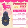 thumbnail image 2 of GASTROPOD Dog Clothes,Polyester Dog Clothes for Small Dogs,Warm Sleeping Robe Puppy Clothes,Blue,M, 2 of 7