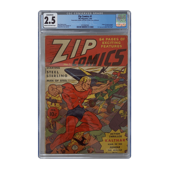 Zip Comics #1 - CGC 2.5 Comic Book