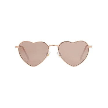 Foster Grant Heart-Shaped Women's Fashion Sunglasses
