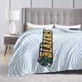 thumbnail image 4 of UAB Blazers Logo Fleece Blanket, Very Soft Microfiber Flannel Blanket for Couch Warm and Cozy for All Seasons, Black, 4 of 6