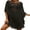 001 Black, variant on Swimsuit Cover Up for Women Plus Size Bathing Suit Cover Ups Casual Beach Cover Up with Fringed Hem Shermie