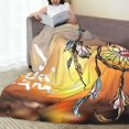 thumbnail image 6 of Salouo Follow Your Dream Dreamcatcher Print Bed Blankets,Flannel Blanket Comfortable Air Conditioning Blanket Lightweight Blanket for Sofa Bed Travel & Couch -60"x50", 6 of 8