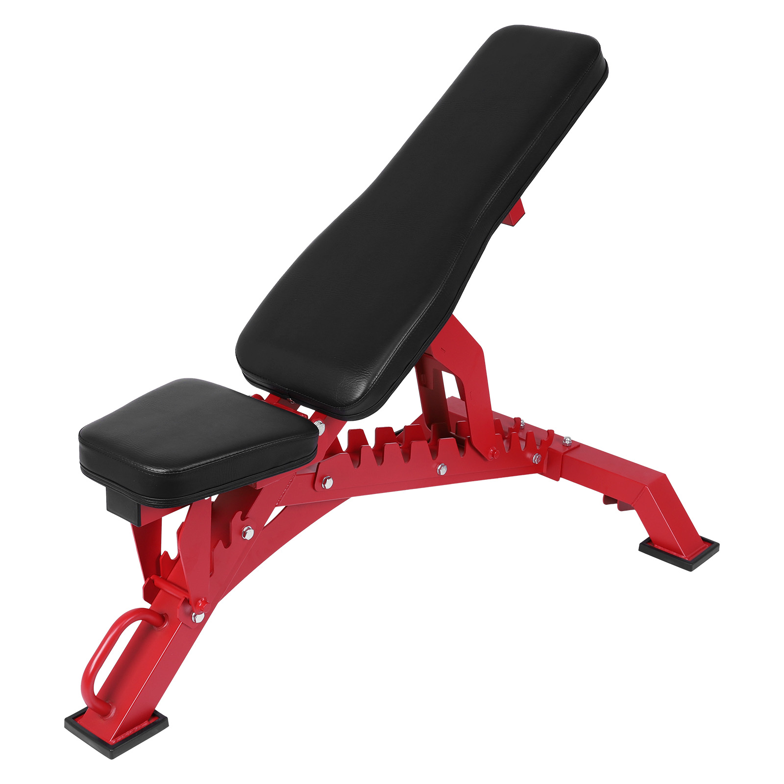 Btidfty Adjustable Weight Bench for Home Gym Strength Training 1300LBS Weight Capacity Incline Decline Flat Utility Workout Bench Fitness Equipment (Red)