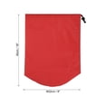 thumbnail image 2 of Uxcell Stuff Sack, 9x16 Inch Waterproof Outdoor Sack Drawstring Dust Flap Bag for Camping, Red, 2 of 7