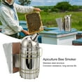 thumbnail image 3 of Ahumador de colmena de abejas ahumador de abejas con escudo térmico mano de obra fina resistente a la corrosión con soporte para apicultura para apicultores, 3 of 8
