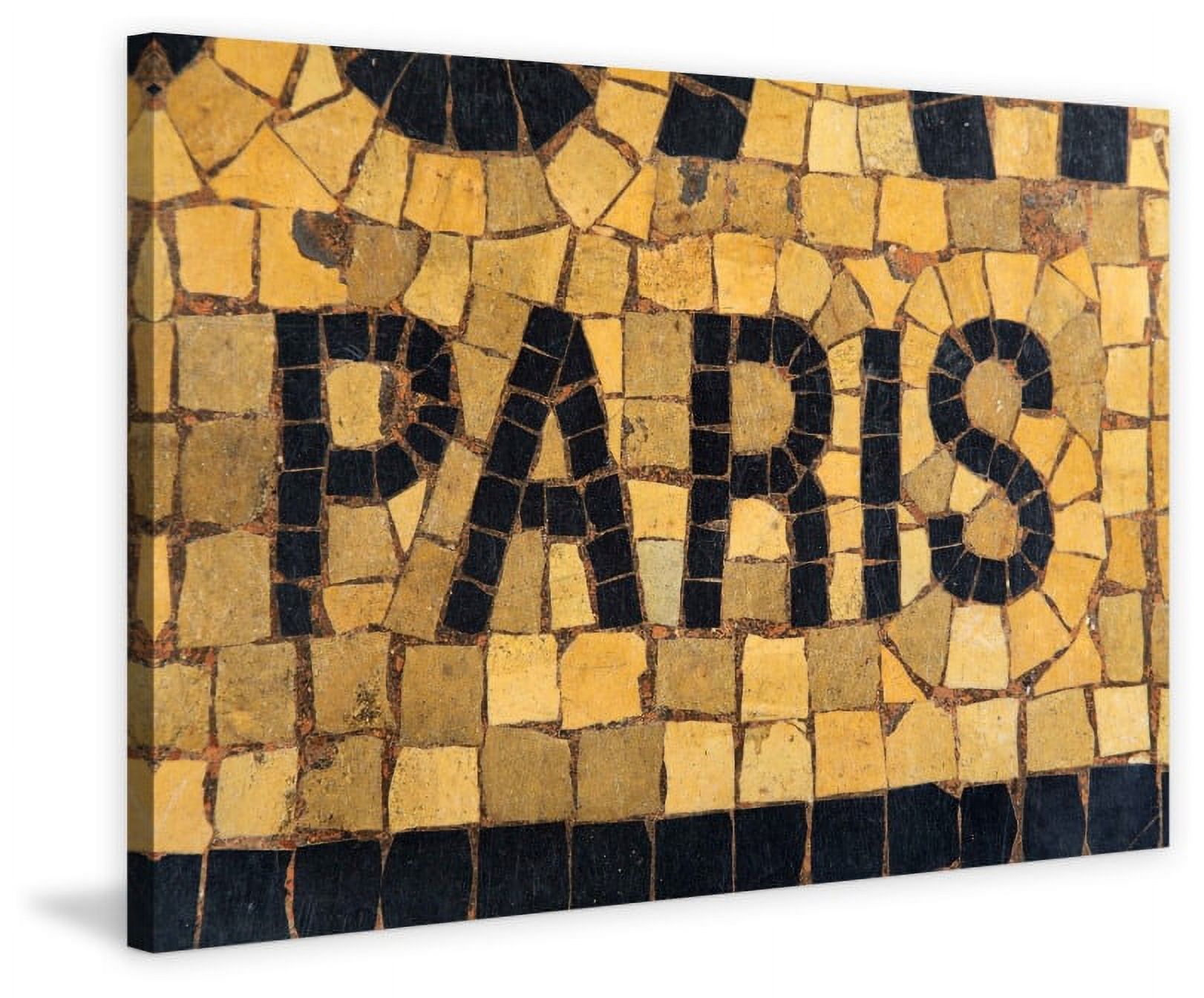 "Paris Mosaic" Painting Print on Wrapped Canvas