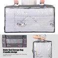 thumbnail image 4 of Almacenamiento Debajo De La Cama Organizador de almacenamiento debajo de la cama Manija reforzada Ventana transparente para ropa, 4 of 4