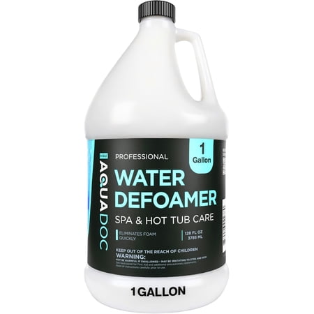 Hot Tub Defoamer - Spa Defoamer for Hot Tub Owners 128oz, Spa Anti Foam to Keep Foam Down, Hot Tub Chemicals Made in USA - AquaDoc