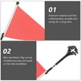 thumbnail image 4 of SNNROO Kid Bike Flag Pole 3 Sets Safety Accessory Cycling Trailer Supplies Kit Banner Polyester Metal Child, 4 of 6