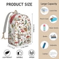 thumbnail image 5 of Boho Mushroom Backpack with Large Storage, Water-Resistant Fabric, Ergonomic Shoulder Design, 5 of 5