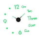 thumbnail image 1 of Pegatinas luminosas de reloj de pared sin marco con números para dormitorio y sala de estar Multi, 1 of 5
