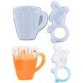thumbnail image 1 of 2PCS Keychain Pendant Mold DIY Creative Pendant Silicone Mold Resin Casting Mold, 1 of 10