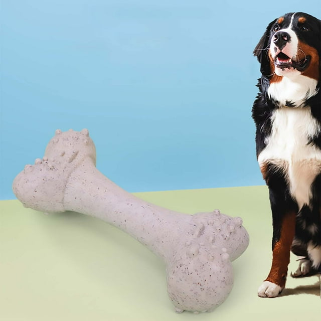 Fiudx Palo para Rechinar Los Dientes de Tu Mascota, Material de Alta Durabilidad, Diseño Seguro y No Tóxico, Cuidado Bucal para Perros, Juguete de Entretenimiento, Fácil de Limpiar, Tamaño 12 X 5 X 3