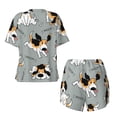thumbnail image 5 of Lsque Funny Beagle Active Dog Women's Short-Sleeved Pajama Set - 2 Piece Soft and Lightweight Sleepwear Set-Large, 5 of 9