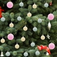 thumbnail image 6 of Yhmxh 44 Pcs Velvet Christmas Balls Ornaments Set, 3.9 & 2 Inch Flocked Ornaments Shatterproof Christmas Balls for Xmas Tree, Velvet Hanging Ornament Balls Bulbs Deocr for Xmas Home Party Decorations, 6 of 6